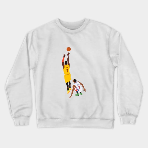 Kyrie Irving Shot Over Brandon Knight Crewneck Sweatshirt by rattraptees